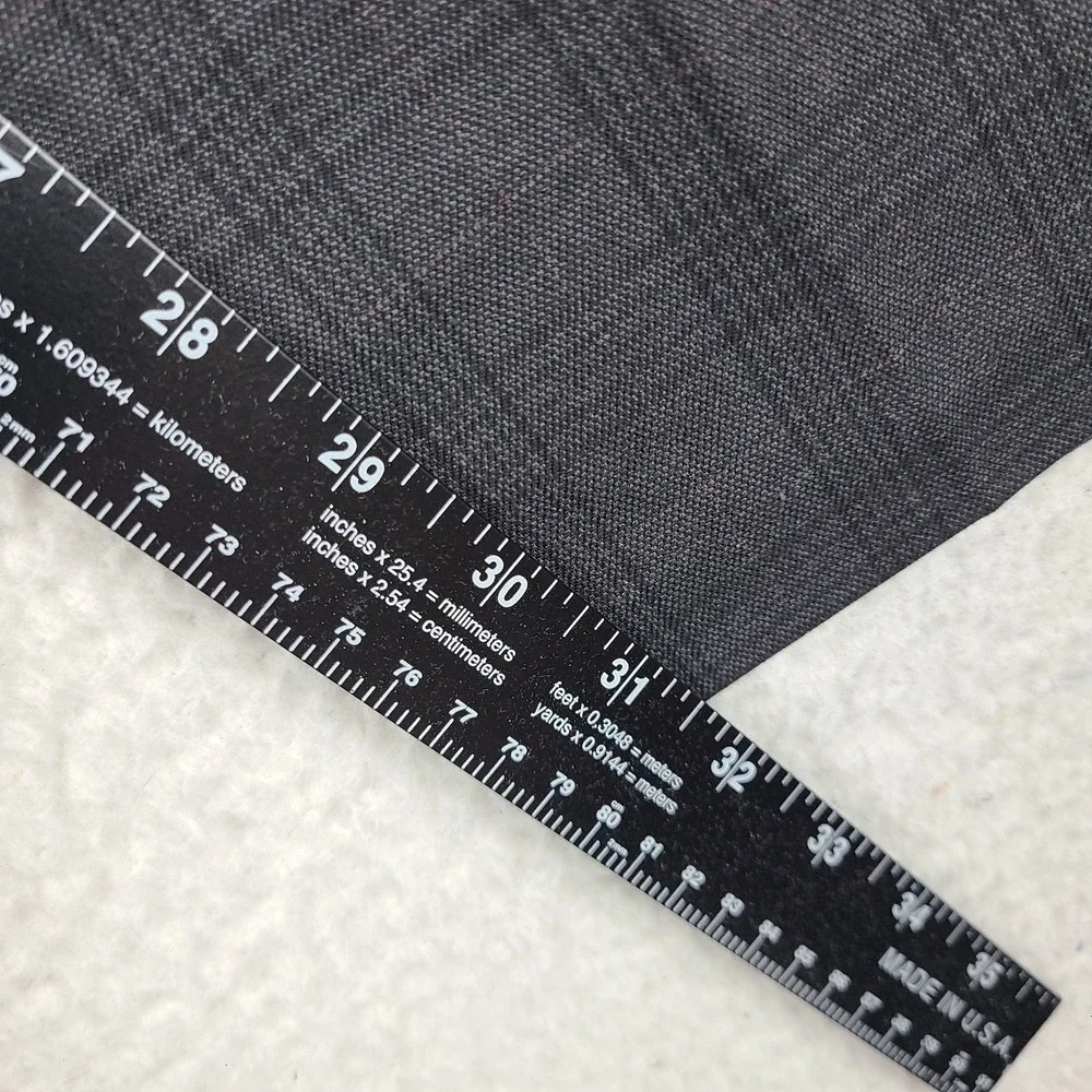 Banana Republic Pants Mens 34x34 Dark Gray Plaid Slim Tapered Fit Dress Slacks